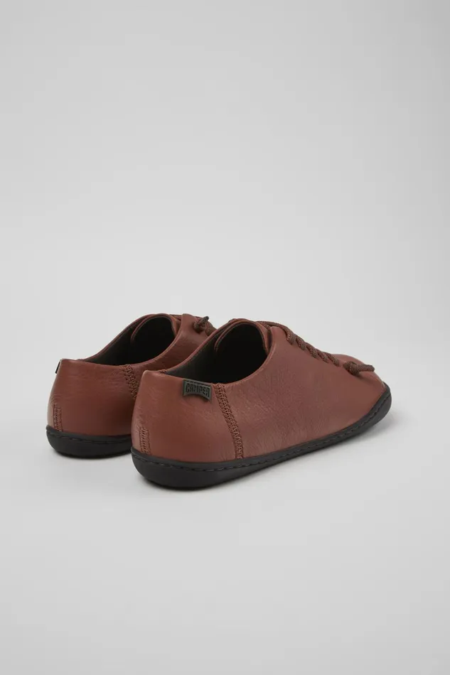 Women Peu Red Leather Shoes Camper Casual Shoes Women Peu Red Leather Shoes Camper Casual Shoes