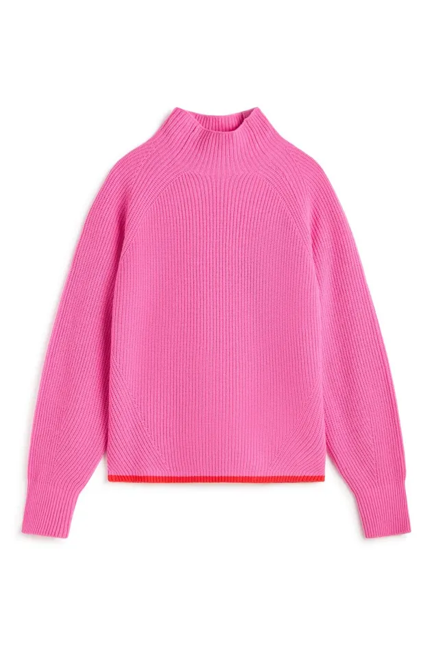 Women Pink Ginko Knitted Jumper Ecoalf Knitwear