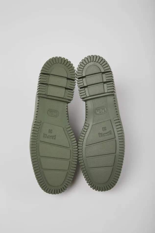 Women Pix Green Shoes Camper Flat Shoes Women Pix Green Shoes Camper Flat Shoes