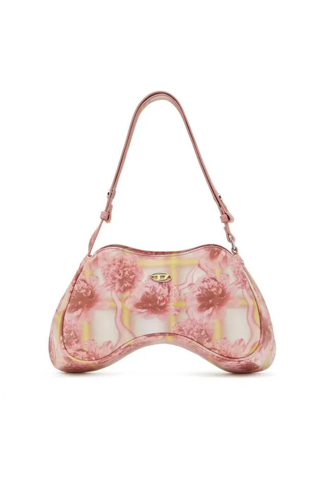 Women Play Shoulder Pink Diesel Shoulder Bags