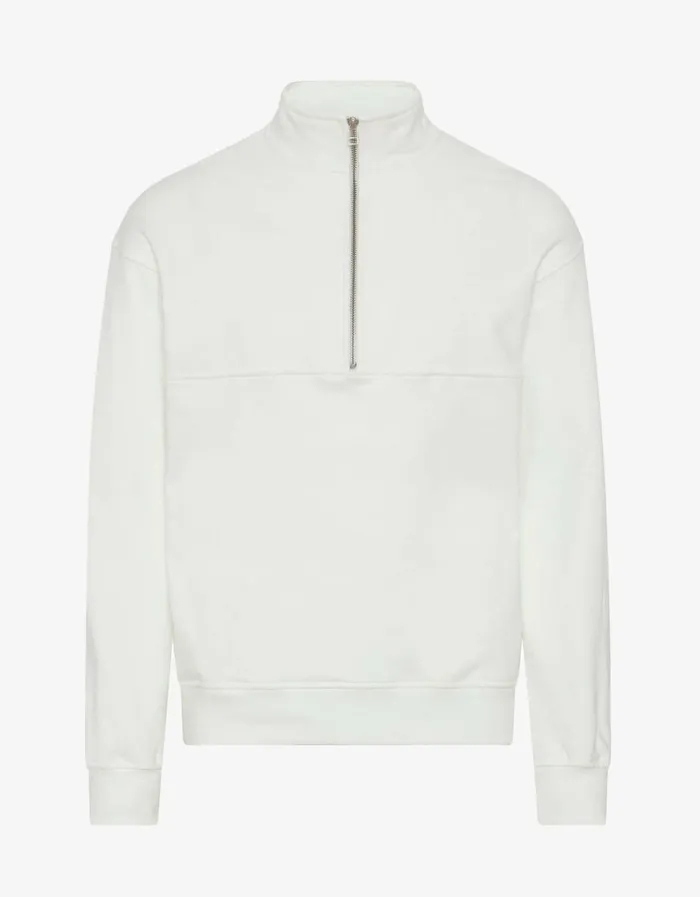 Women Quarter Zips Colorful Standard Organic Quarter Zip Optical White