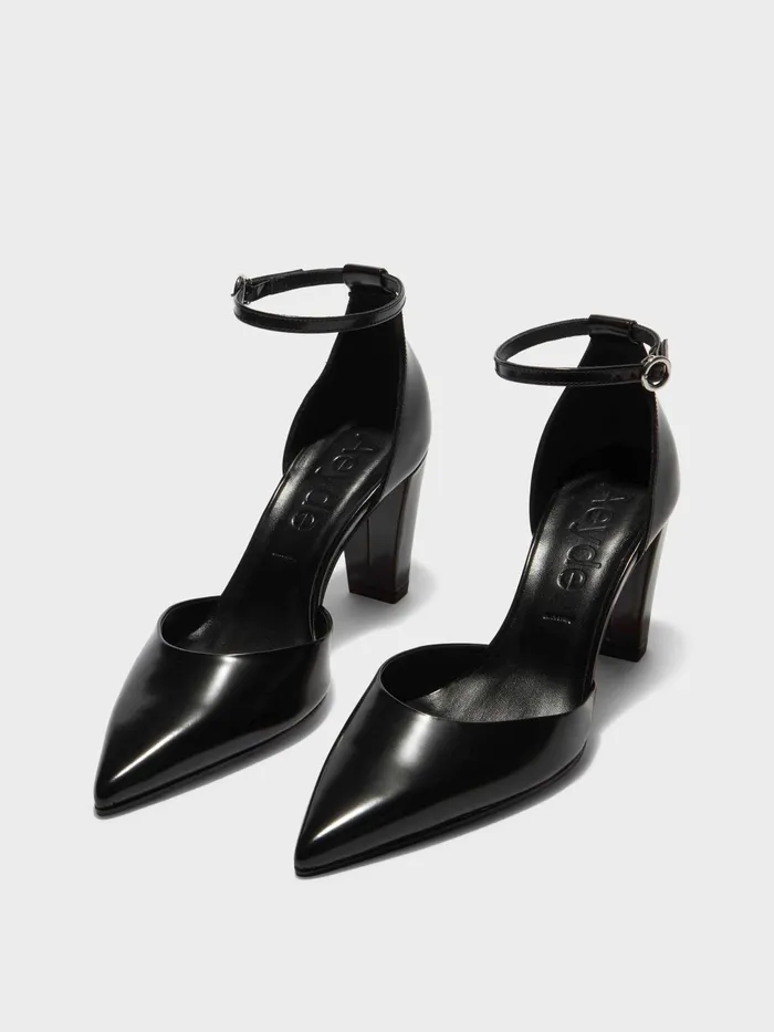 Women Rissa Leather AnkleStrap Pumps Aeyde Pumps