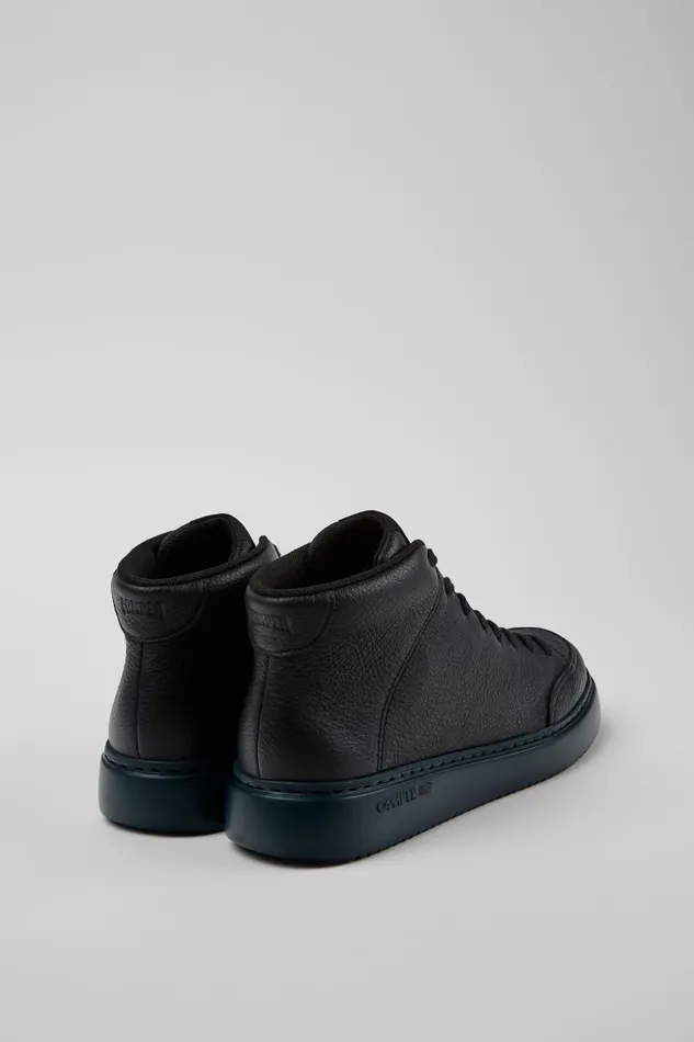 Women Runner K21 Black Leather Sneakers Camper Ankle Boots Women Runner K21 Black Leather Sneakers Camper Ankle Boots