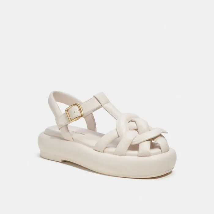 Women Sandals Coach Penney Sandal Chalk