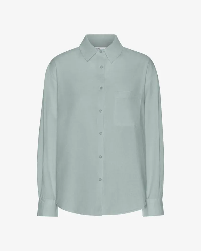 Women Shirts Colorful Standard Organic Oversized Shirt Cloudy Grey