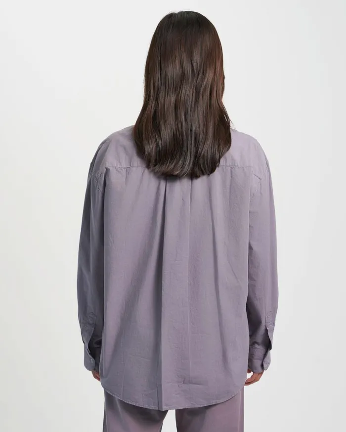 Women Shirts Colorful Standard Organic Oversized Shirt Cloudy Grey