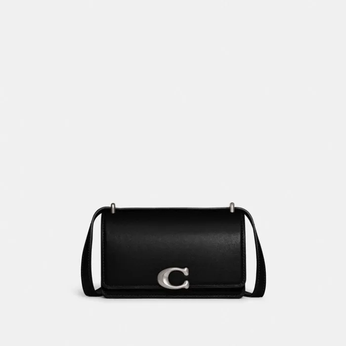 Women Shoulder Bags and Hobos Coach Bandit Crossbody Silverblack