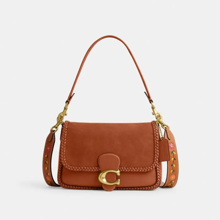 Women Shoulder Bags and Hobos Coach Soft Tabby Shoulder Bag With Braid Brassburnished Amber Women Shoulder Bags and Hobos Coach Soft Tabby Shoulder Bag With Braid Brassburnished Amber