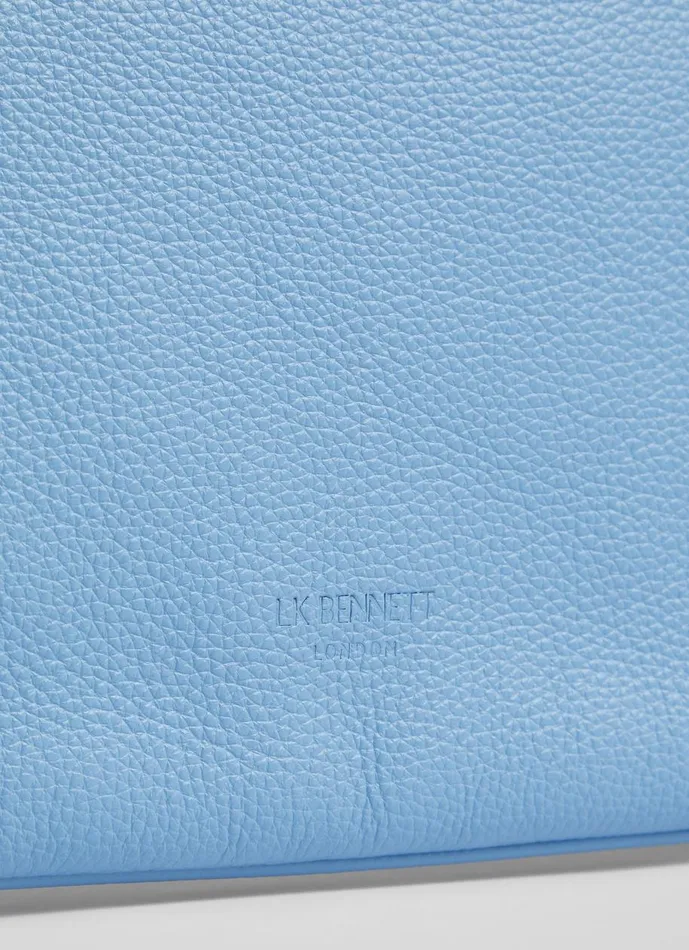 Women Shoulder Bags LKBennett Rachel Blue Leather Slim Shoulder Bag Women Shoulder Bags LKBennett Rachel Blue Leather Slim Shoulder Bag