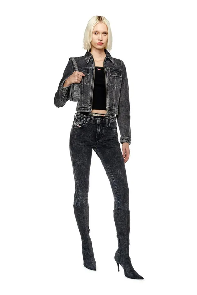 Women Skinny Jeans 2015 Babhila 0enan Blackdark Grey Diesel Skinny