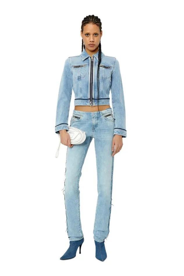 Women Skinny Jeans DTail 09f41 Light Blue Diesel Skinny