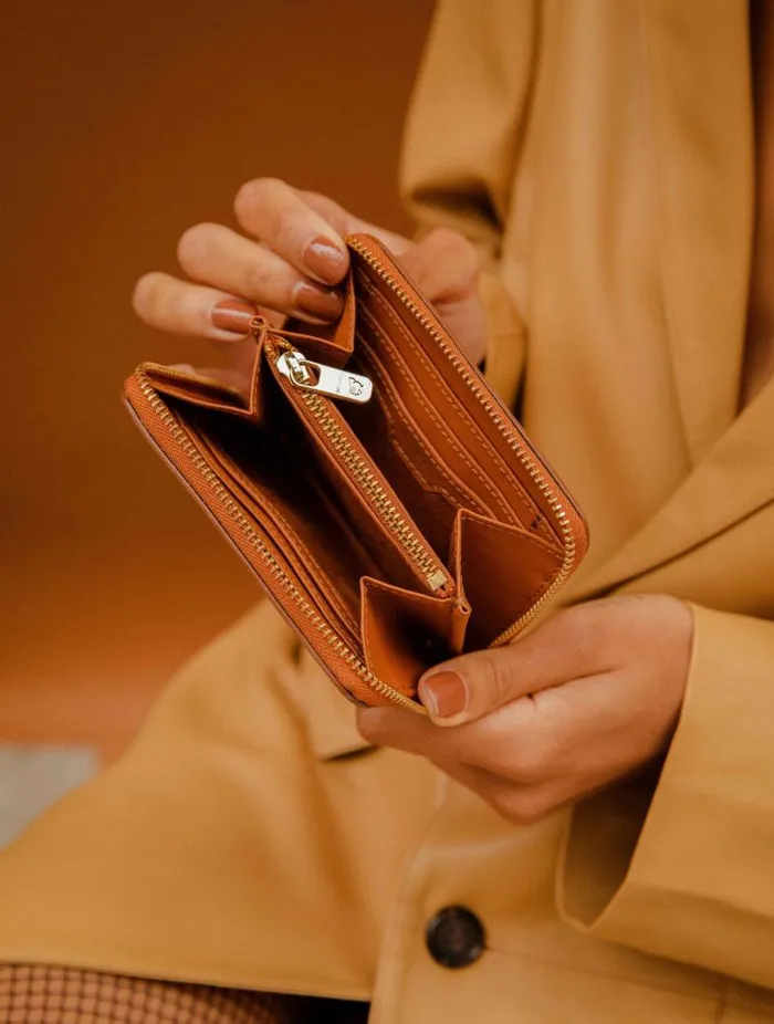 Women Small Leather Goods Bobbies Mabillon Amber Camel Women Small Leather Goods Bobbies Mabillon Amber Camel