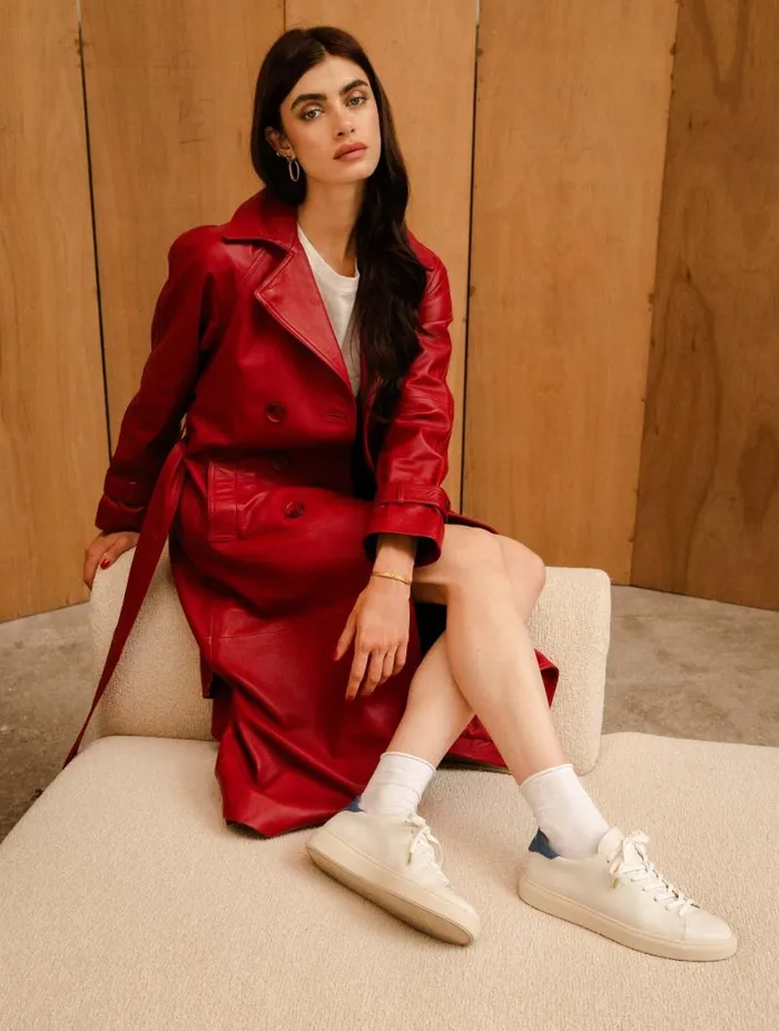 Women Sneakers Bobbies Sanna Off White and Stone Denim Women Sneakers Bobbies Sanna Off White and Stone Denim