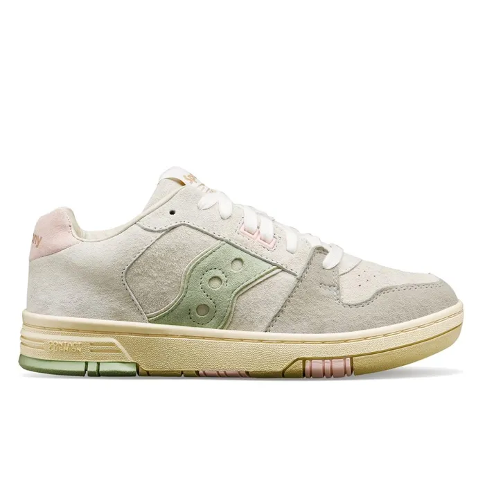 Women SpotBilt Sonic Low Light Beigegreen Saucony Lifestyle