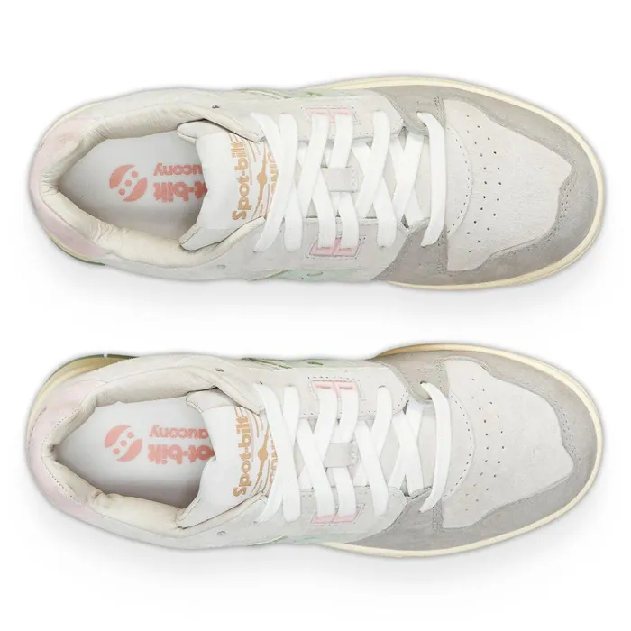 Women SpotBilt Sonic Low Light Beigegreen Saucony Lifestyle
