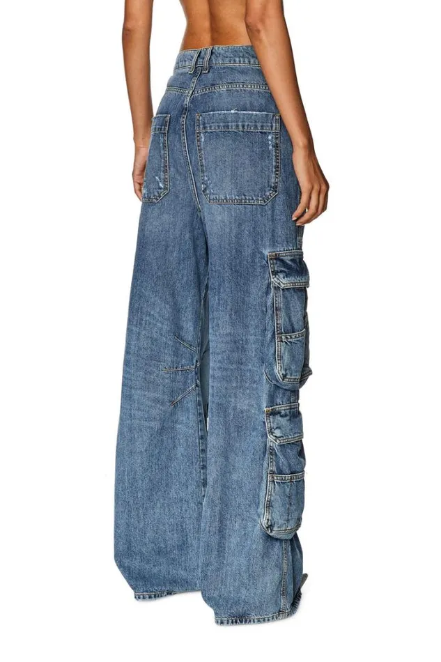 Women Straight Jeans 1996 DSire 0nlax Medium Blue Diesel Straight Women Straight Jeans 1996 DSire 0nlax Medium Blue Diesel Straight