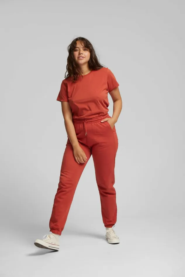 Women Sweatpants Colorful Standard Organic Sweatpants Sunny Orange