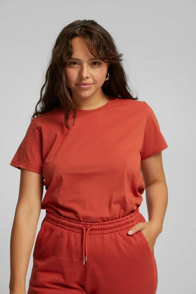 Women Sweatpants Colorful Standard Organic Sweatpants Sunny Orange