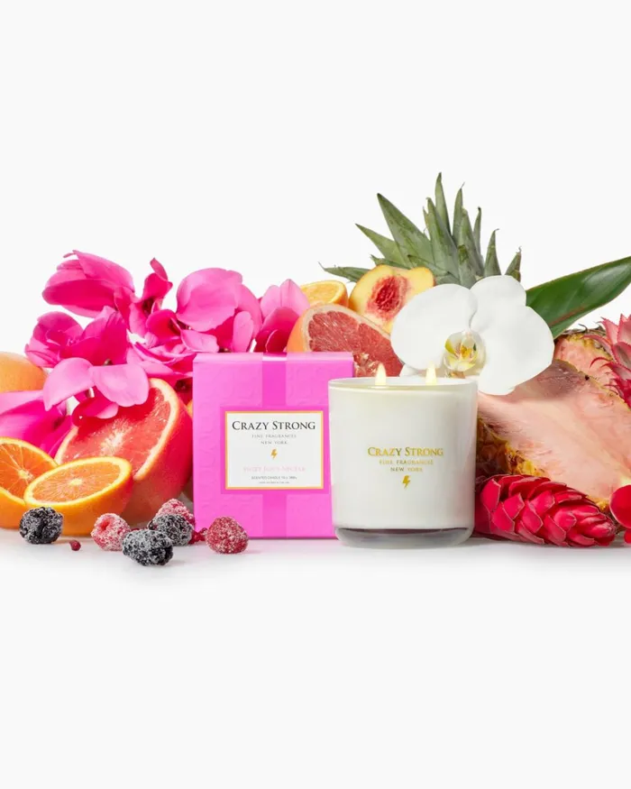 Women Sweet Juicy Nectar 2Wick Candle Pink Pomegranate Ramy Brook Candles