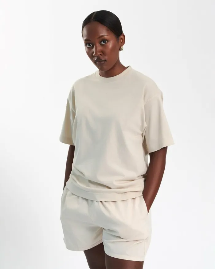 Women TShirts Colorful Standard Oversized Organic TShirt Sahara Camel