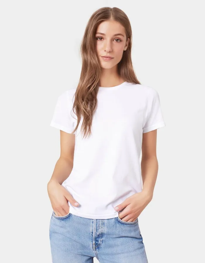 Women TShirts Colorful Standard Women Light Organic Tee Petrol Blue