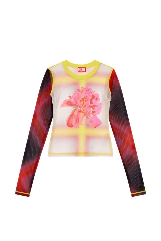 Women TSielitoL1 Redpink Diesel Tshirts And Tops Women TSielitoL1 Redpink Diesel Tshirts And Tops