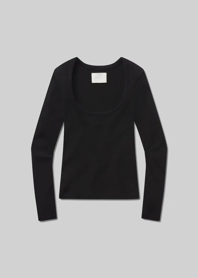 Women Tops Citizens Of Humanity Rumi Scoop Neck In Black