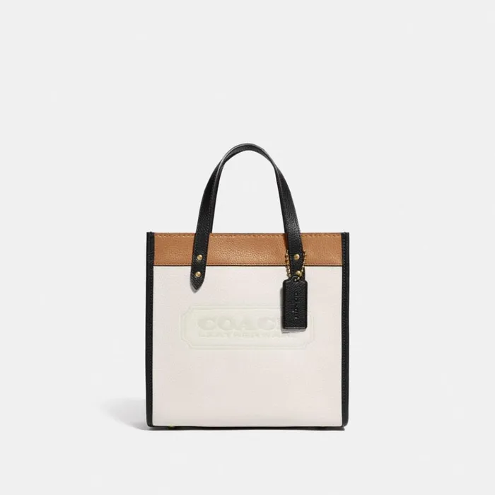 Women Totes and Carryalls Coach Field Tote 22 In Colorblock With Coach Badge Brasschalk Multi Women Totes and Carryalls Coach Field Tote 22 In Colorblock With Coach Badge Brasschalk Multi