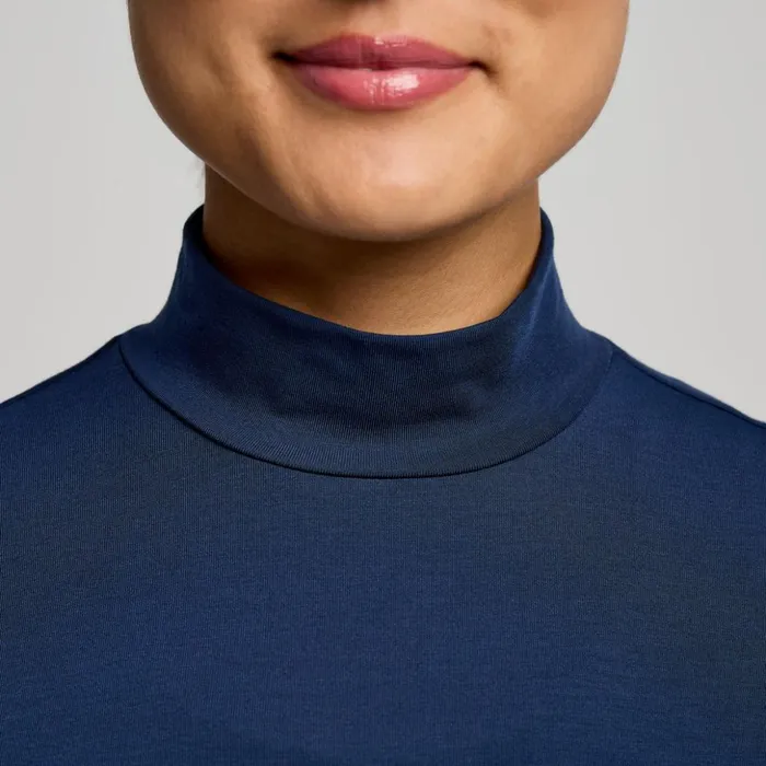 Women Triumph Long Sleeve Navy Saucony Tops