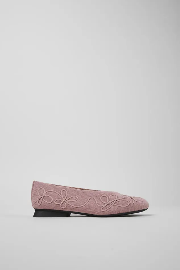 Women Twins Pink Textile Ballerinas Camper Ballerinas Women Twins Pink Textile Ballerinas Camper Ballerinas