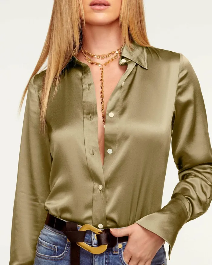 Women Victoria Button Down Blouse Electric Pink Ramy Brook Tops Women Victoria Button Down Blouse Electric Pink Ramy Brook Tops