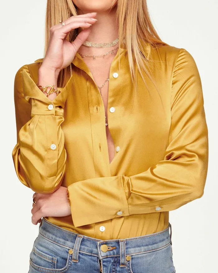 Women Victoria Button Down Blouse Electric Pink Ramy Brook Tops Women Victoria Button Down Blouse Electric Pink Ramy Brook Tops