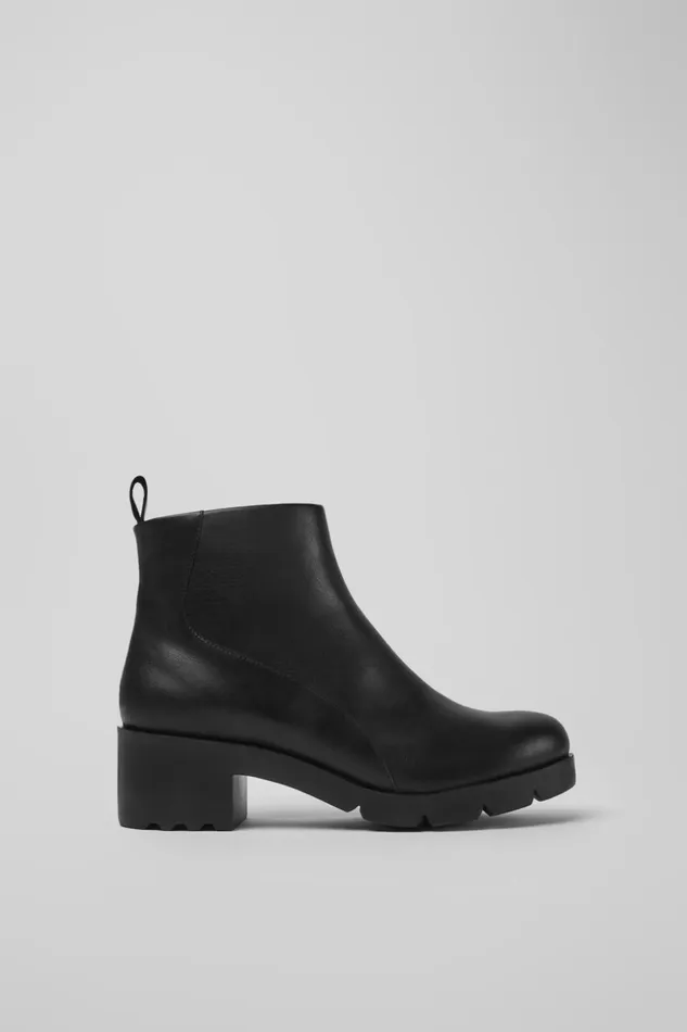 Women Wanda Black Zip Ankle Boot Camper Ankle Boots Women Wanda Black Zip Ankle Boot Camper Ankle Boots