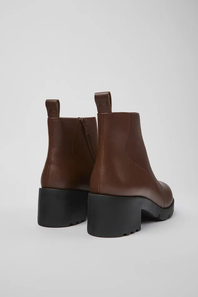Women Wanda Brown Zip Ankle Boot Camper Ankle Boots Women Wanda Brown Zip Ankle Boot Camper Ankle Boots