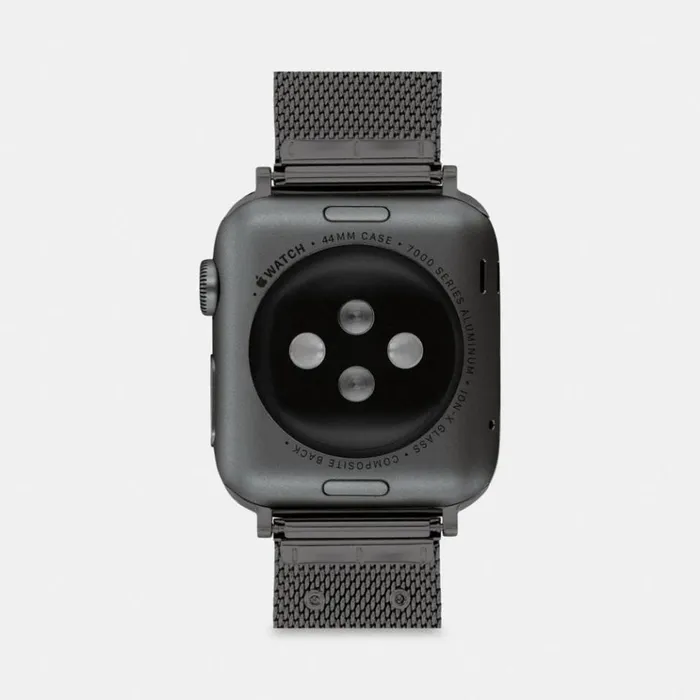 Women Watches Coach Apple Watch Strap 42 Mm And 44 Mm Black