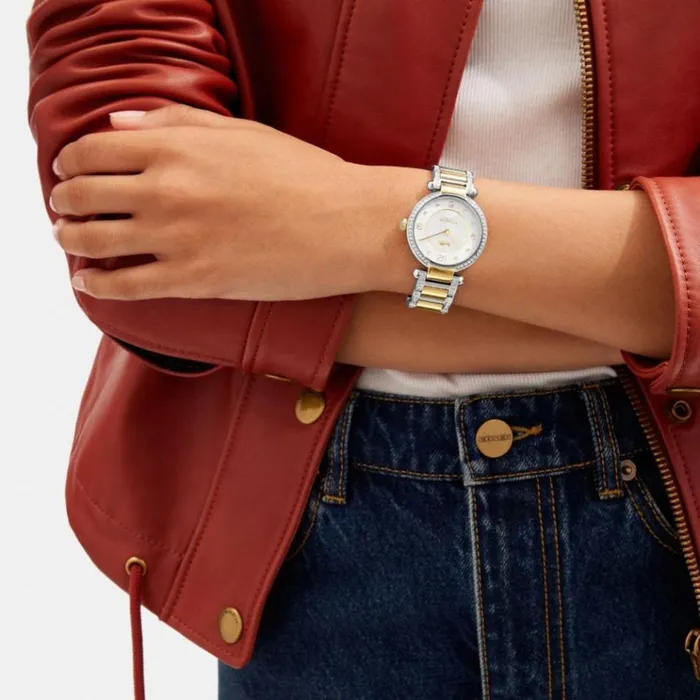 Women Watches Coach Cary Watch 34 Mm Two Tone