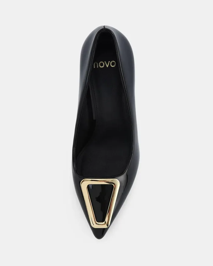 Women ZAVVY BLACK Pumps Pumps NOVO Shoes