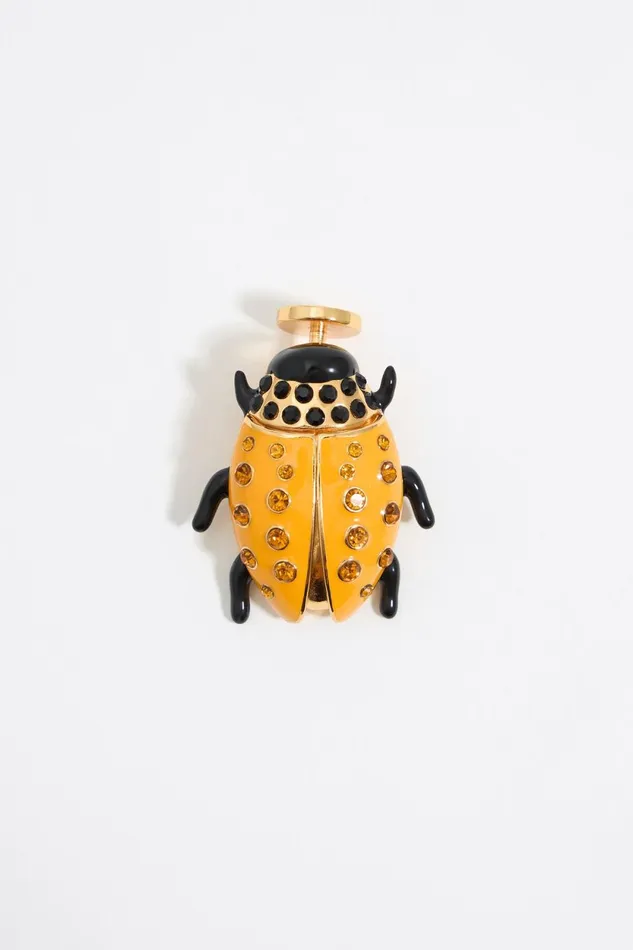 Yellow Beetle Bag Charm Gold Women Bimba Y Lola Bag Charms