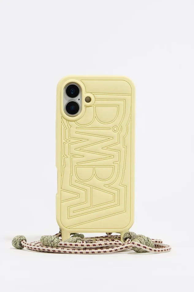 Yellow Silicone IPhone 16 Plus Case Yellow Women Bimba Y Lola Phone Cases