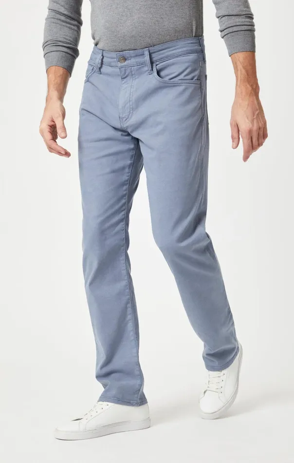 Zach Straight Leg In Flint Stone Luxe Twill Men Mavi Jeans Pants Zach Straight Leg In Flint Stone Luxe Twill Men Mavi Jeans Pants
