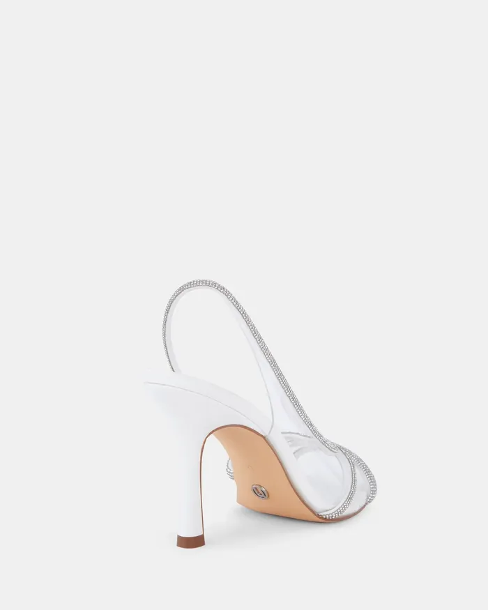 ZONKY WHITE High Heels Stilettos NOVO Shoes Women