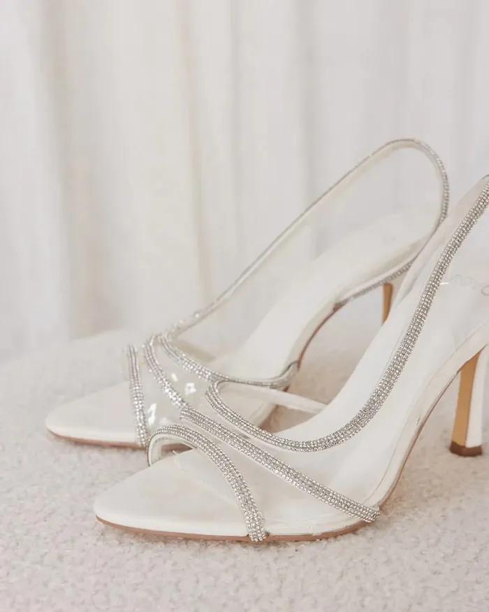 ZONKY WHITE High Heels Stilettos NOVO Shoes Women